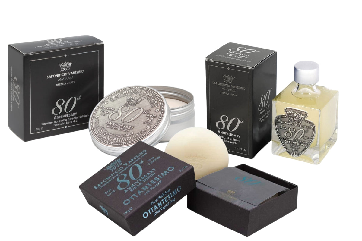 80th Anniversary Special Edition Trio with Shower Soap