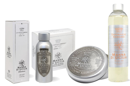 Manna di Sicilia Special Edition Trio with Shower Gel