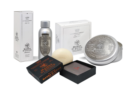 Manna di Sicilia Special Edition Trio with Bath Soap