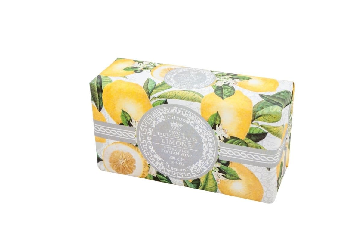 Lemon Hand Wrapped Bar Soap.