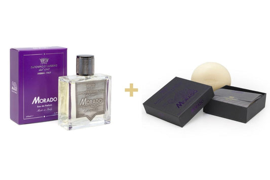Morado Eau de Parfum + Shower Soap Duo