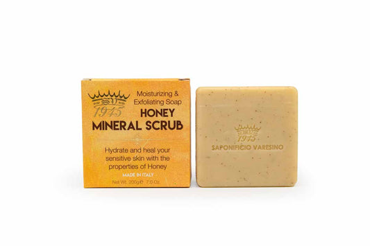 Honey Mineral Scrub Bar Soap