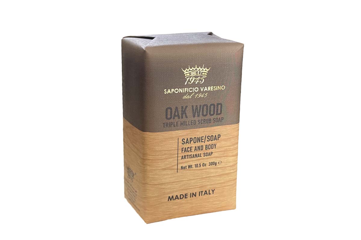 Oak Wood Fragranced Wrapped Hand & Shower Soap Bar – Saponificio