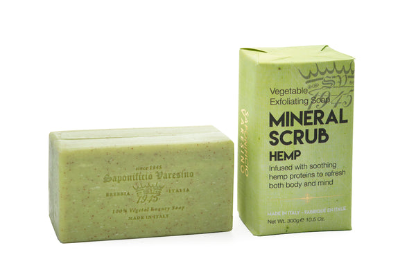 Hemp Mineral Scrub Bar Soap