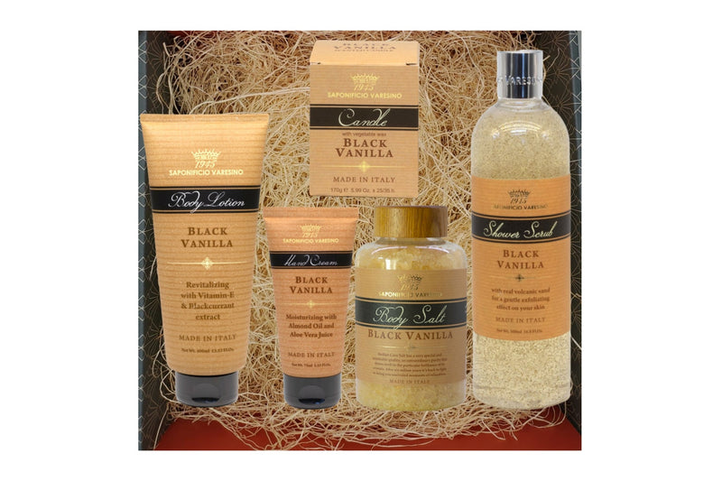 Simple Pleasures Black Vanilla Aromatherapy Gift Box