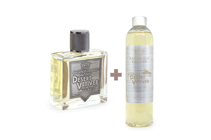 Desert Vetiver Eau de Parfum + Shower Gel Duo