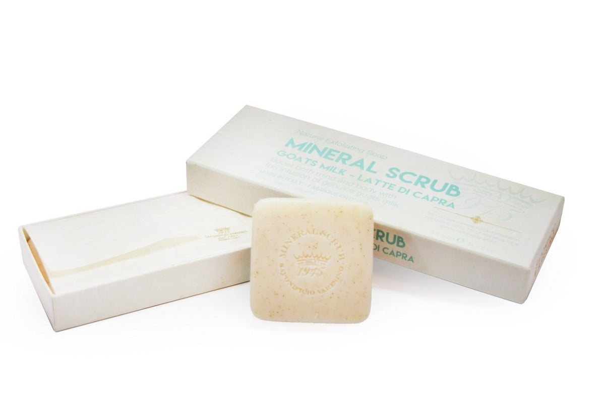 Goats Milk Mineral Scrub Bar 3-Piece Boxed Set