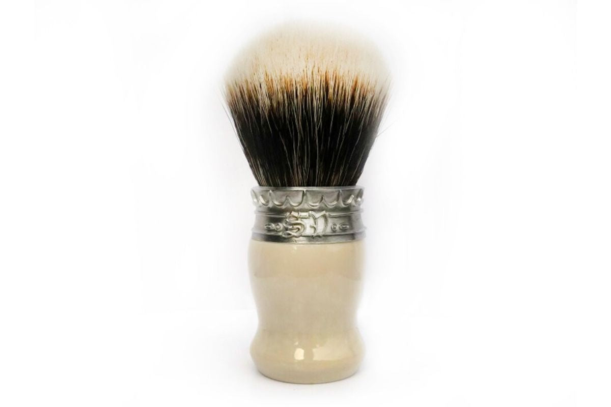 Special Order Only: Shaving Brushes with Manchurian White Badger