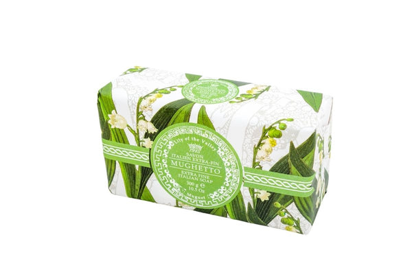 Lily of the Valley Hand Wrapped Bar Soap.