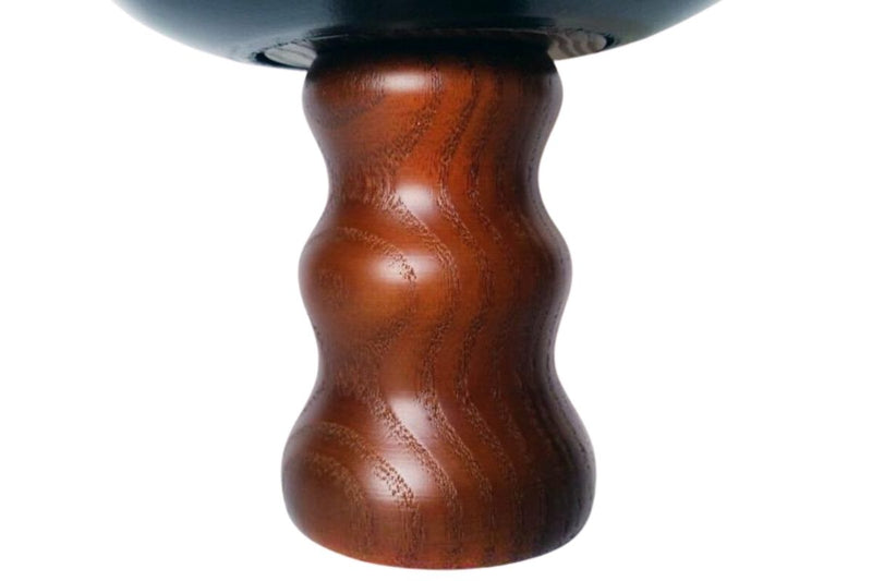 Carved Wooden Grail Lathering Bowl