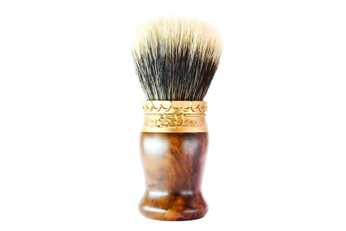 Special Order Only: Shaving Brushes with Manchurian White Badger